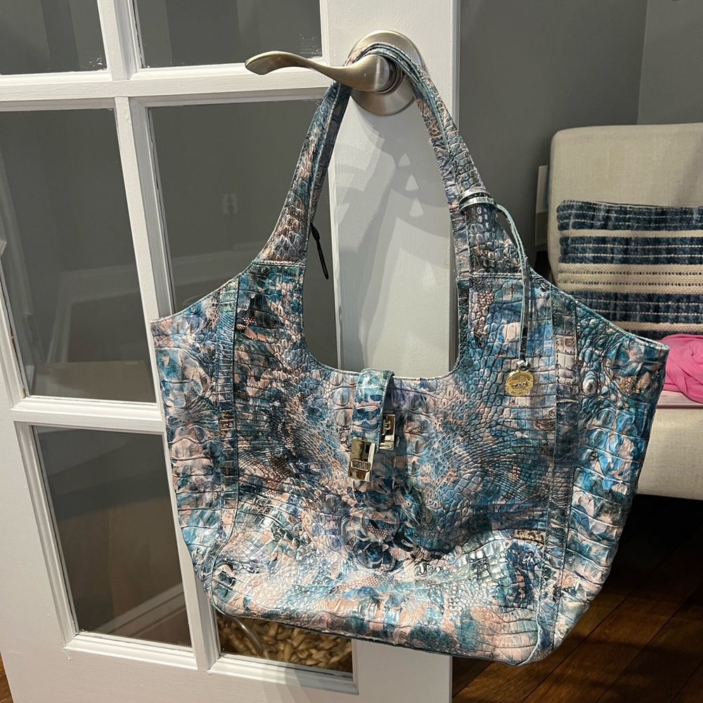 Brahmin blue bag